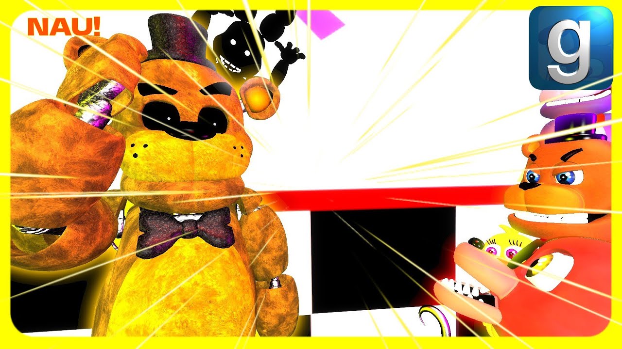 Gmod FNAF | S4 E6 | Freddy And Friends Become Midgets!