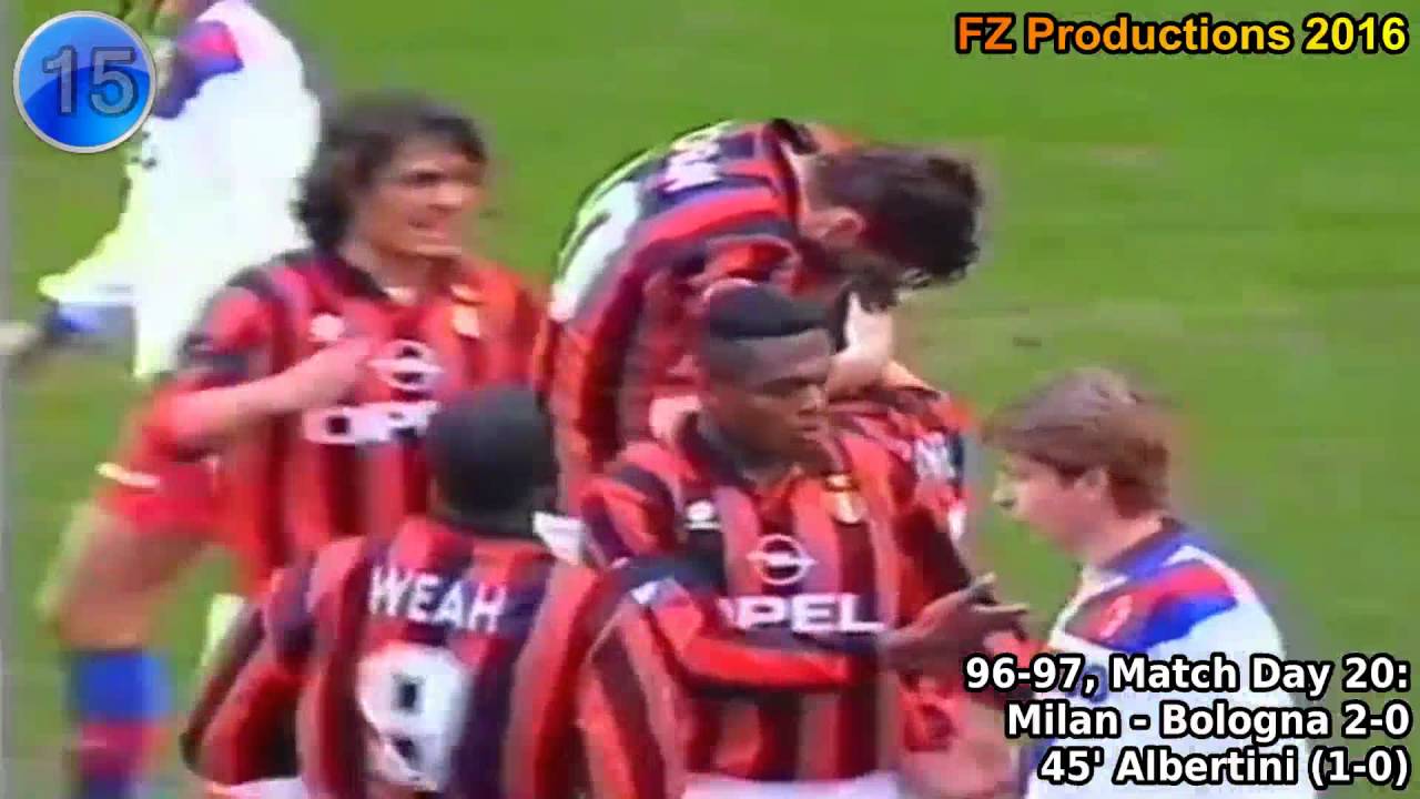 Demetrio Albertini - 24 goals in Serie A (Milan, Lazio, Atalanta 1991-2005)