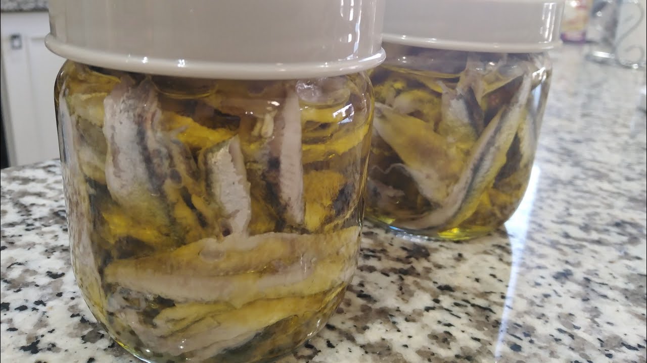 طريقة تخليل انشوبة comment conserver les anchois