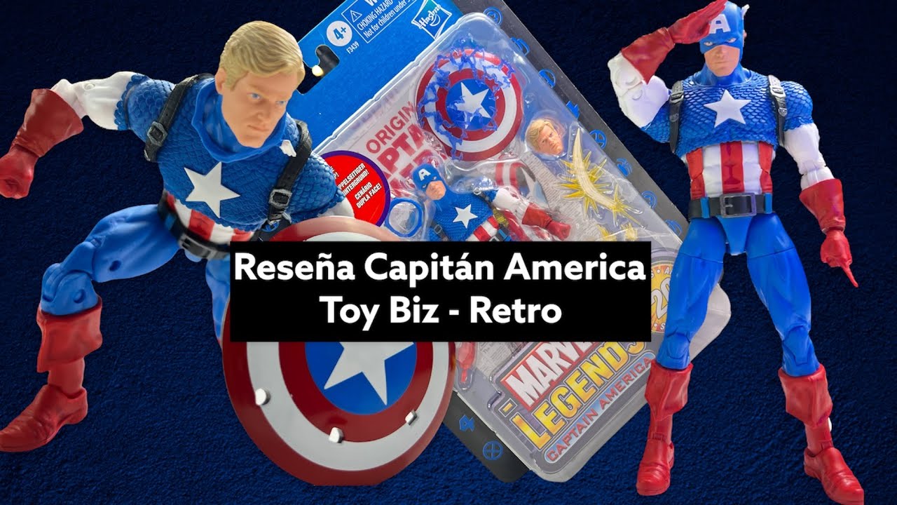 NECESITAS ESTE CAPITÁN AMERICA EN TU COLECCIÓN!! - Reseña Marvel Legends “Toy Biz retro”