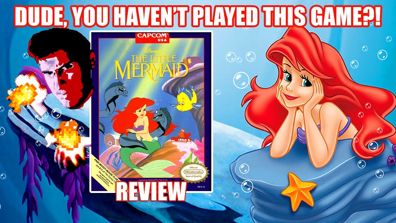 Little Mermaid на NES. Трещина в эпохе Capcom Disney NES? - Чувак, ты ещё не играл в эту игру?!