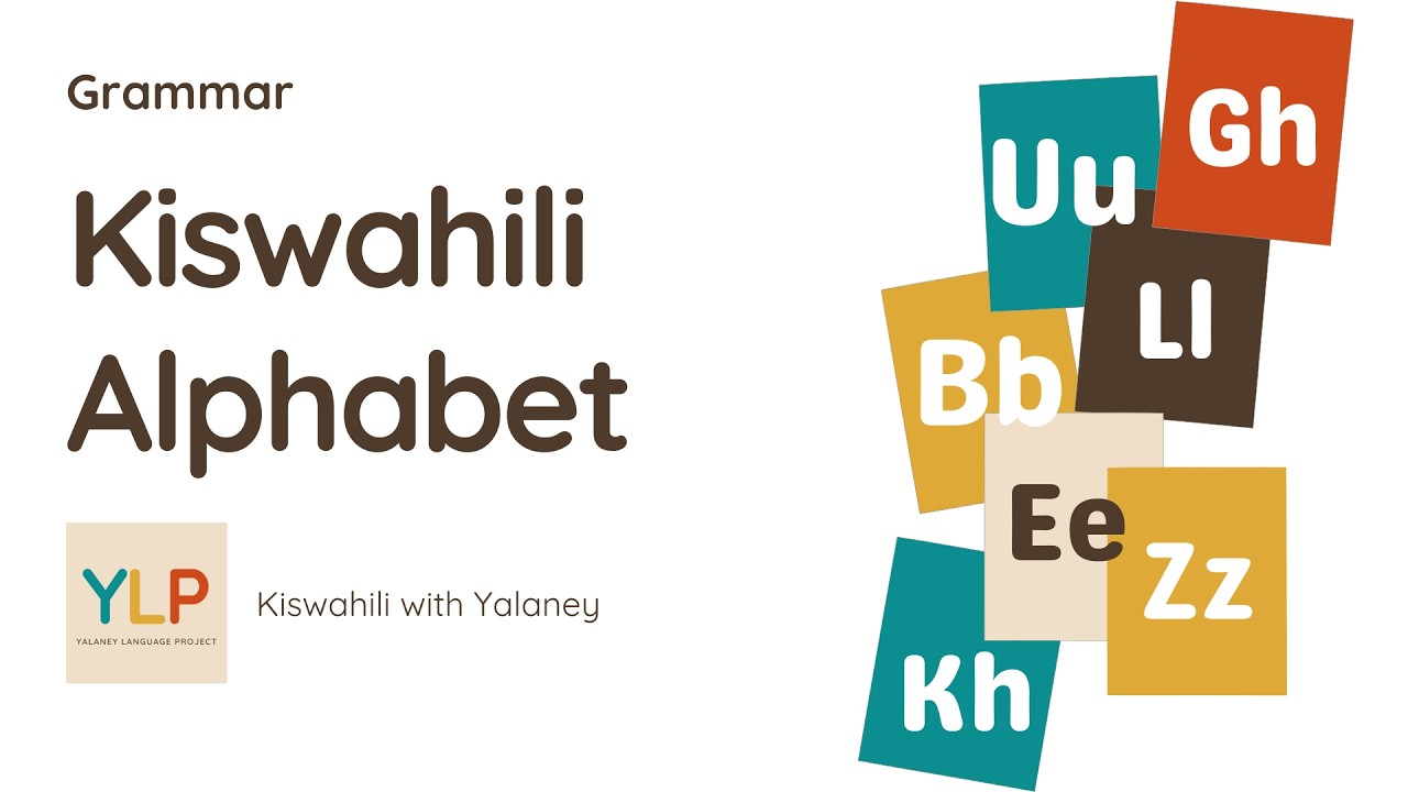The Kiswahili alphabet