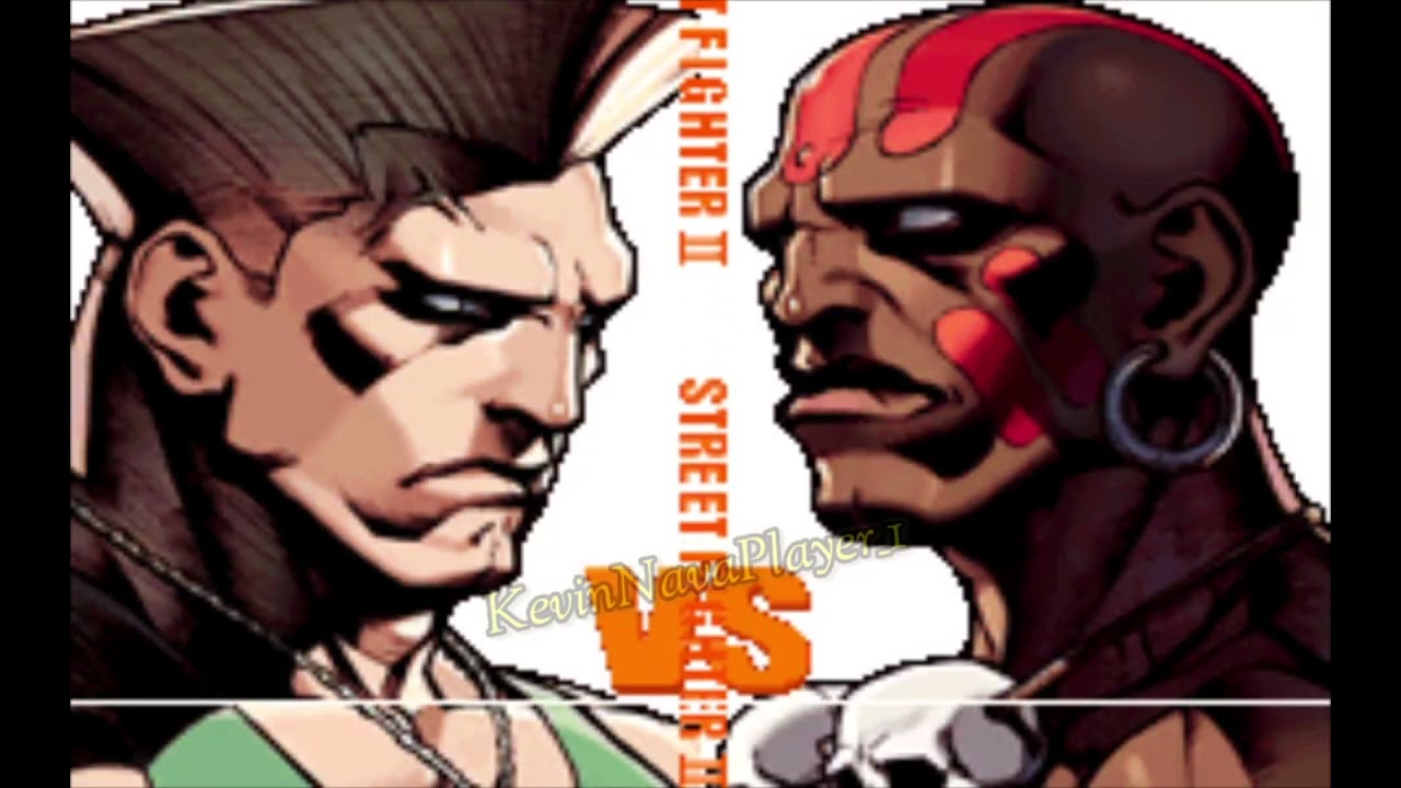 (SuperStreetFighter2TurboRevival) GBA Modo Arcade Historia de Guile nivel experto del CPU 