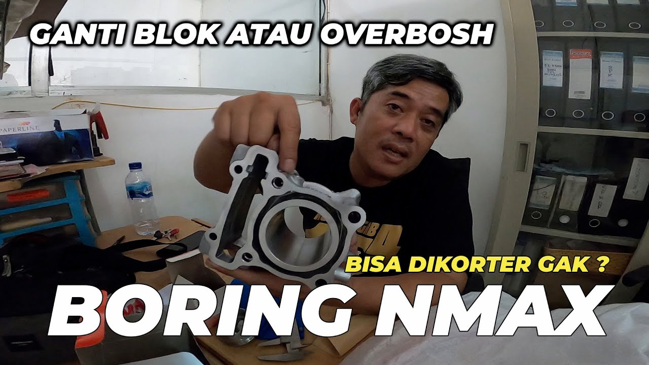 APAKAH BORING NMAX BISA DIKORTER: Nmax ngebul keluar asap