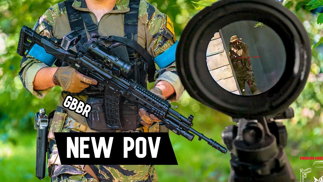 NEW ! Scope POV Airsoft Gameplay | WE09 GBBR | ASM Arena