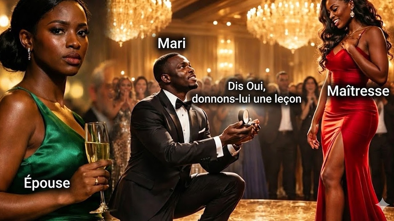 IL DEMANDE SA MAÎTRESSE EN MARIAGE DEVANT SA FEMME, TOUS APPLAUDISSENT MAIS ELLE SE VENGE !
