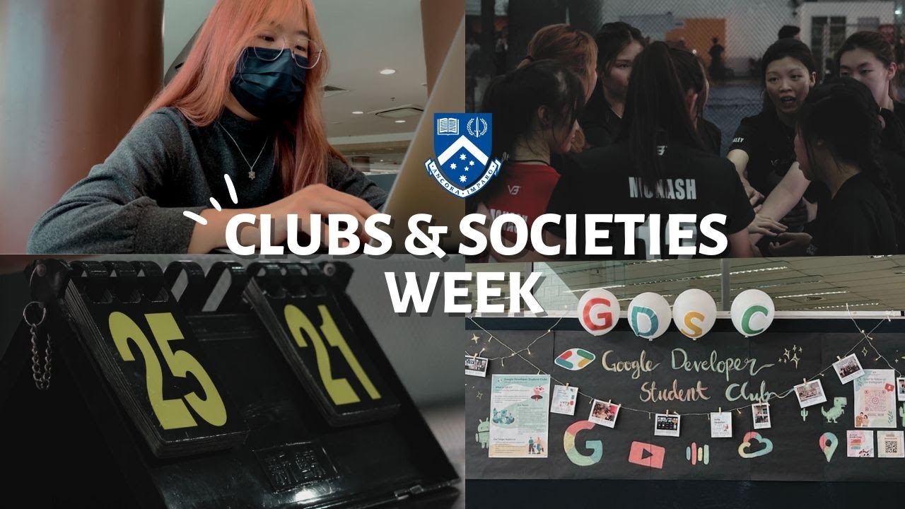 VLOG| Monash University Clubs & Society Week, volleyball tournament, birthday celebrations