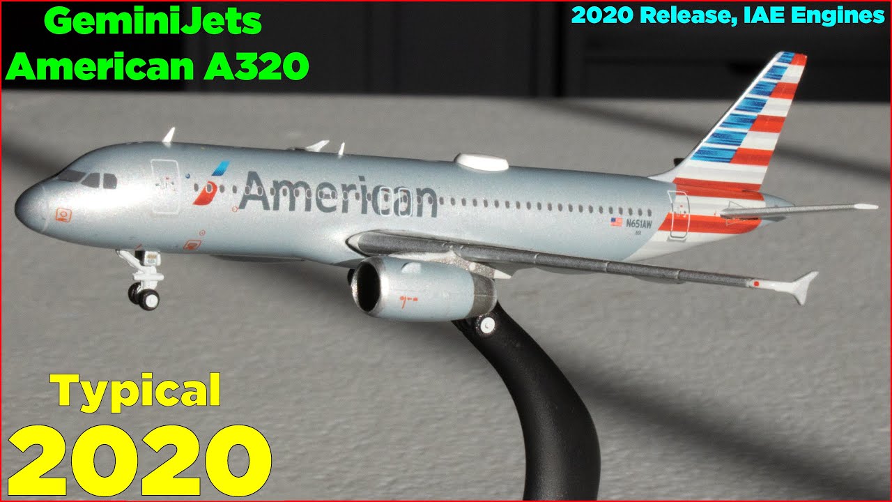 GeminiJets American A320 Review!