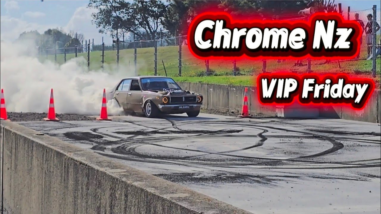 Part 1 of Chrome Nz 2026 VIP Friday. Drifting, Cruising & Burnouts. #cars #fypシ #viral #trending