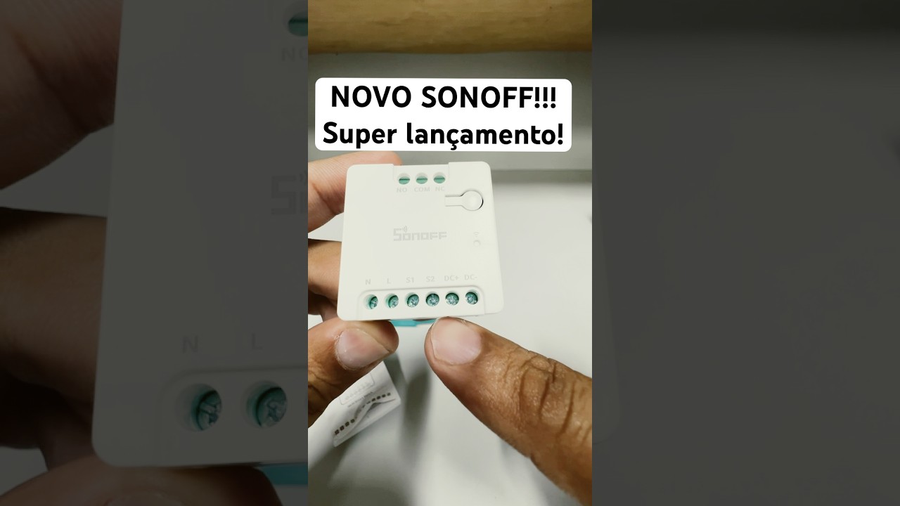 Sonoff mini D, se liga nesse super lan&ccedil;amento da sonoff. #automation #casainteligente #automacao