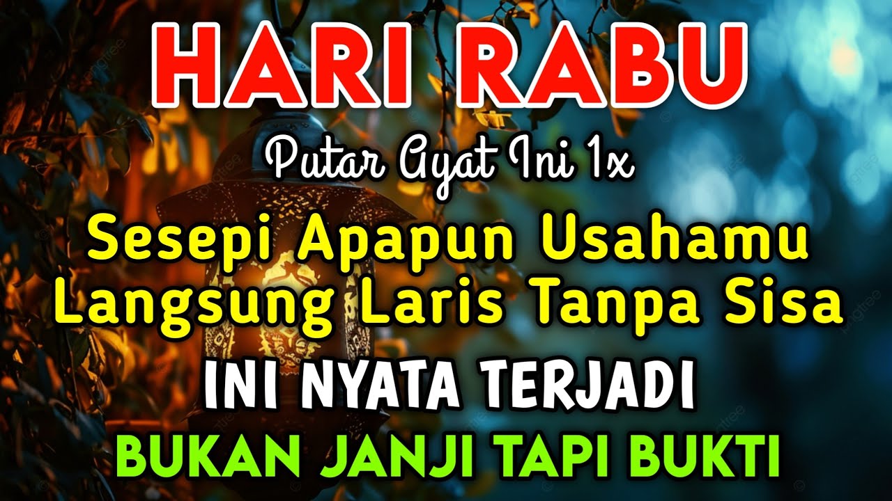 BISMILLAH KUNFAYAKUN🤲🤲SESEPI APAPUN USAHA,BISA DILARISKAN DENGAN AYAT INI | SEMOGA MENDAPAT BERKAH