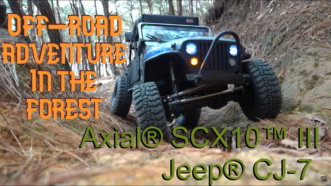 Axial® SCX10™ III Jeep® CJ-7 ll Off-road adventure #2 In the forest