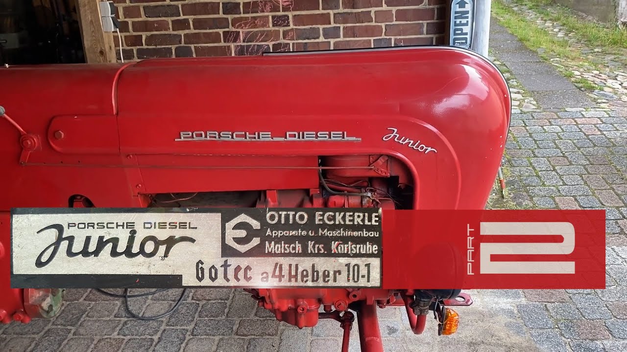Porsche Diesel Junior Eckerle Kraftheber ausbauen (Gotec a4 Heber 10-1 Hydraulik) Part 2