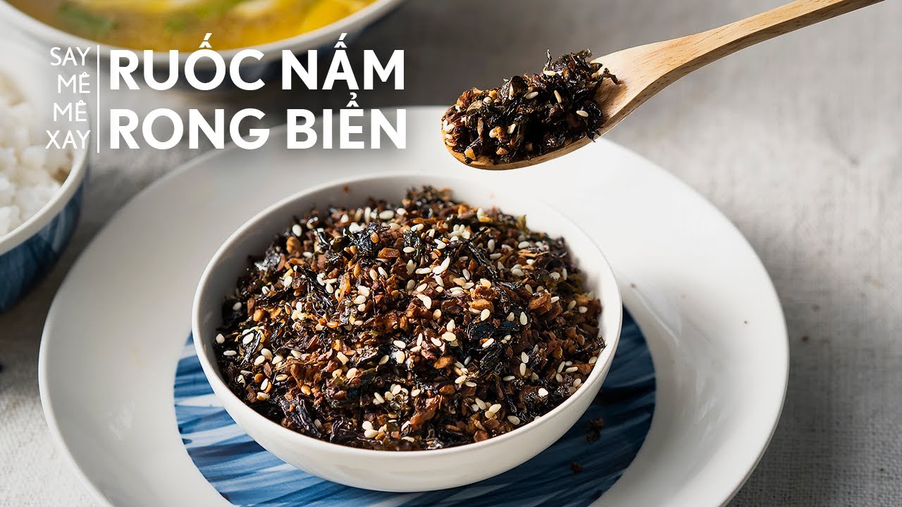[ENGSUB] CÁCH LÀM RUỐC NẤM RONG BIỂN SIÊU HAO CƠM | HOW TO MAKE SEAWEED & MUSHROOM FLOSS