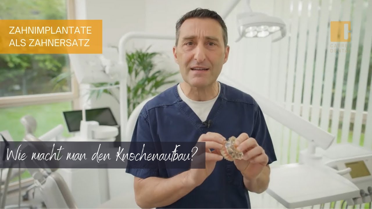 Knochenaufbau f&uuml;r ein Implantat - wie macht man das? | Carree Dental K&ouml;ln