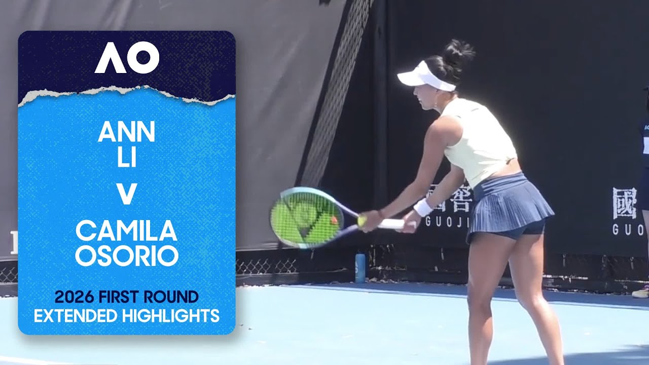 Ann Li v Camila Osorio Extended Highlights | Australian Open 2026 First Round