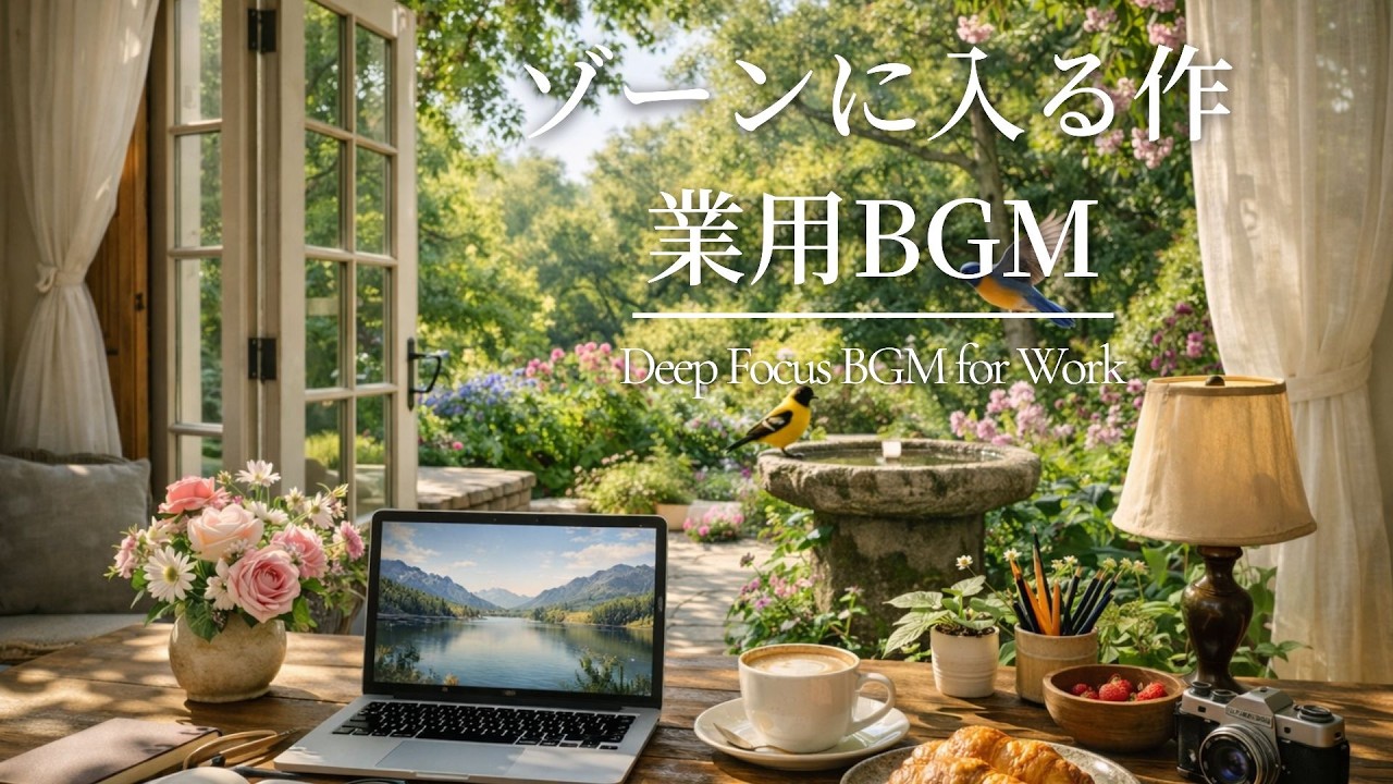 作業用BGM 1時間｜落ち着くカフェBGMとローファイ音楽