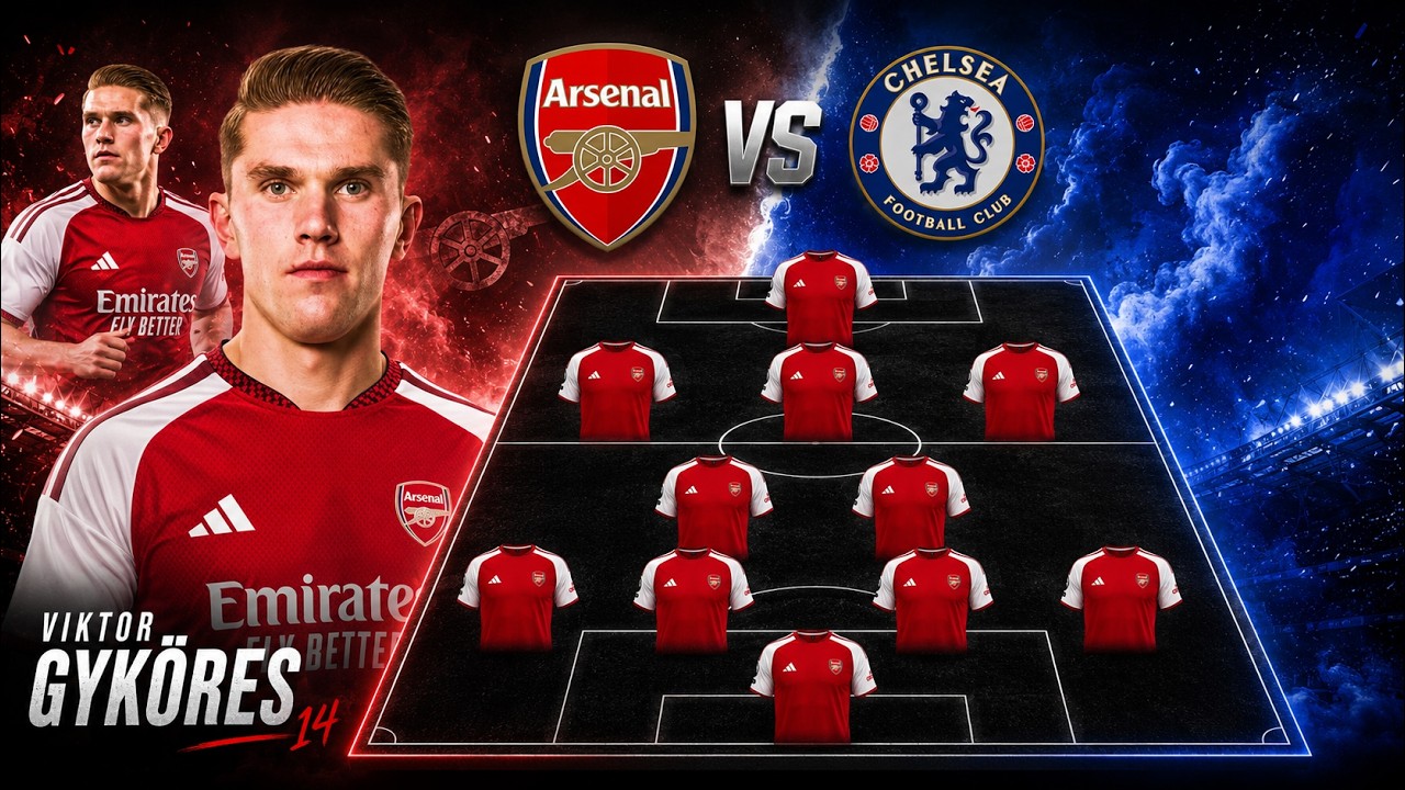 GYOKERES TOUGH TEST! Arsenal`s SCARY latest XI VS CHELSEA