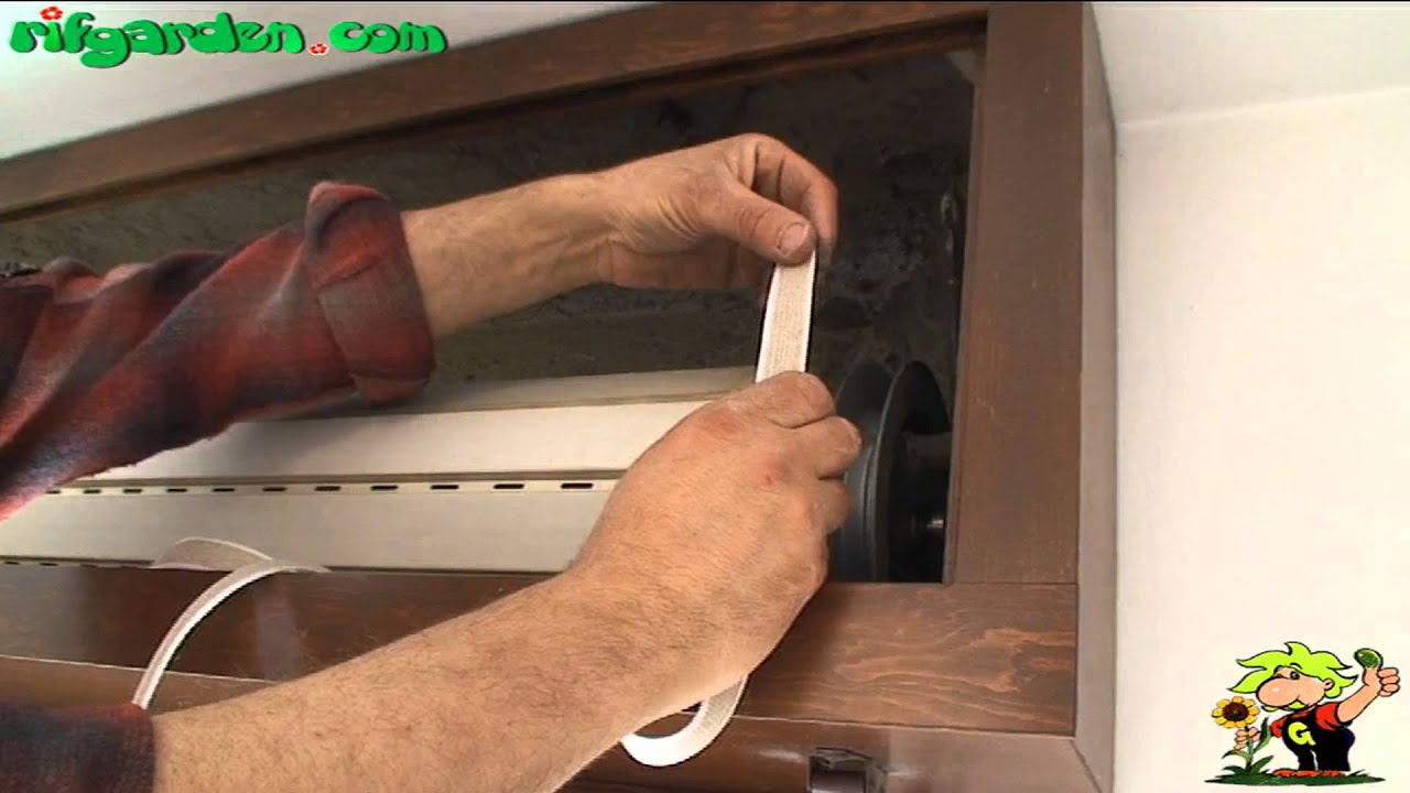 Replacing the cord of a roller shutter