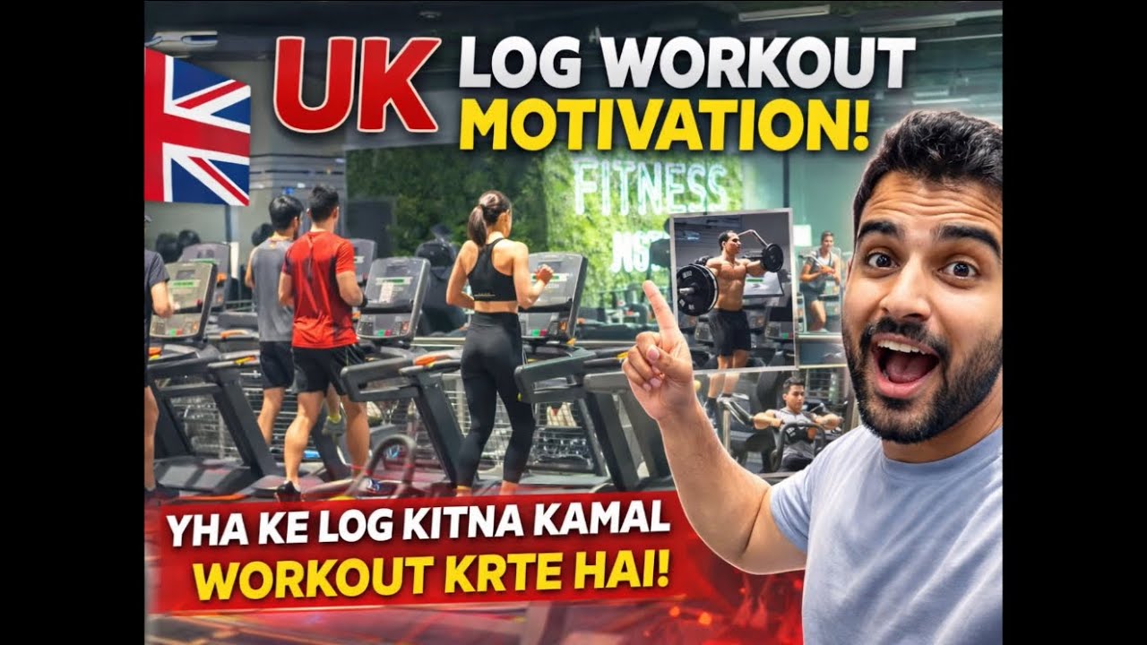 UK Gym Reality 🇬🇧 | Yaha Ke Log Fitness Ke Liye Kitna Mehnat Karte Hai 