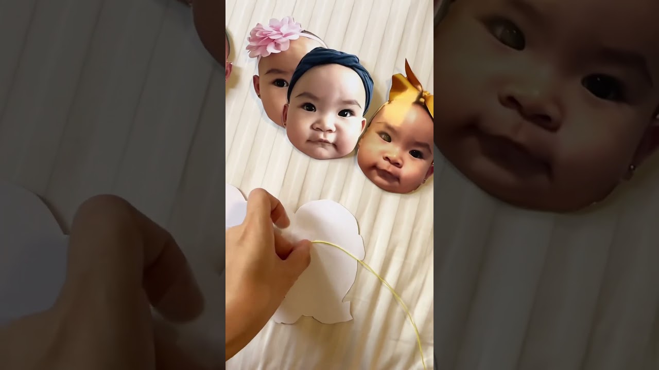 DIY Face Banners For My Daughter&rsquo;s First Birthday