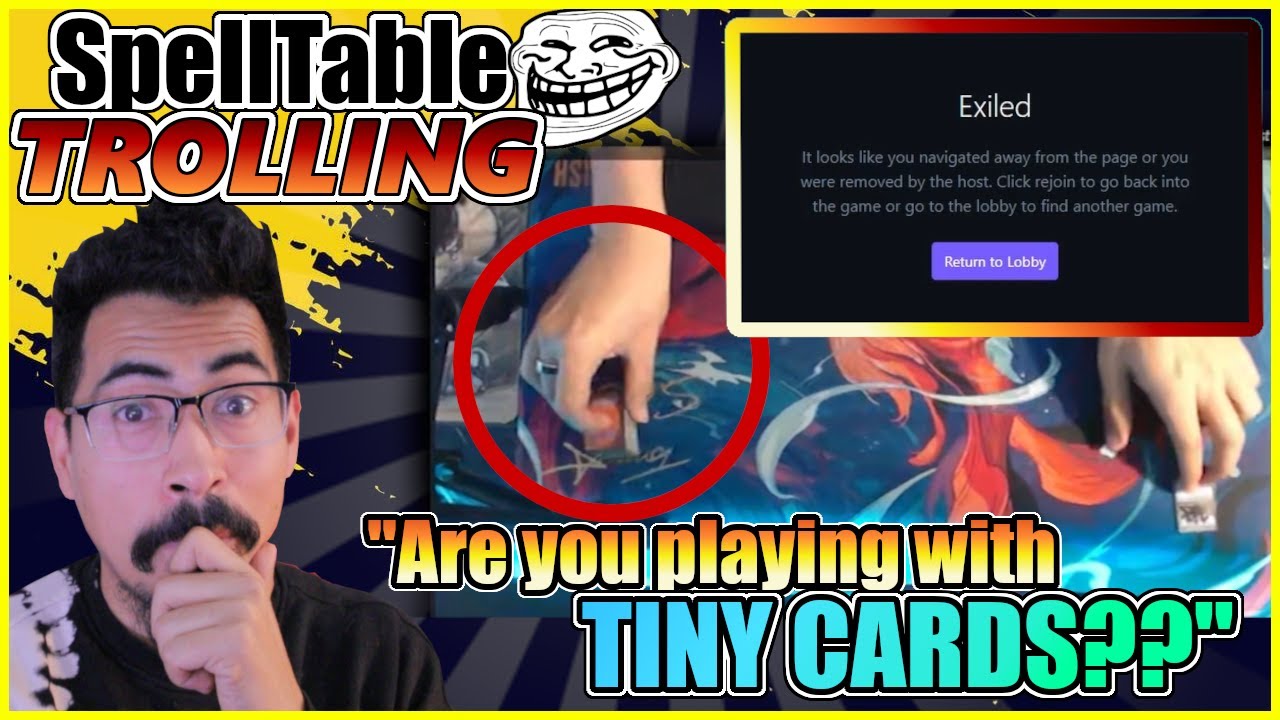 MTG Spelltable Trolling  3 - Trolling lobbies with SMALL cards