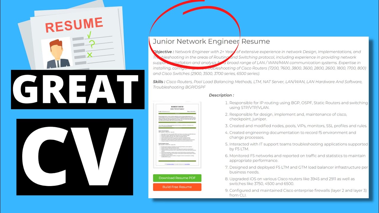 Best Resume/CV for IT Support Roles - Helpdesk Technician, Network Engineer - (CCNA, Network+, A+)
