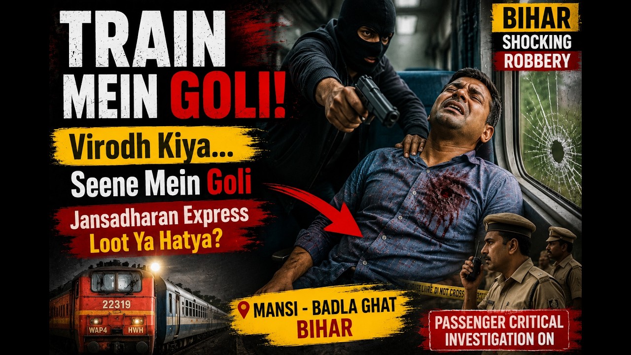 Train Mein Goli 😱 | Bihar Shocking Robbery | Passenger Critical