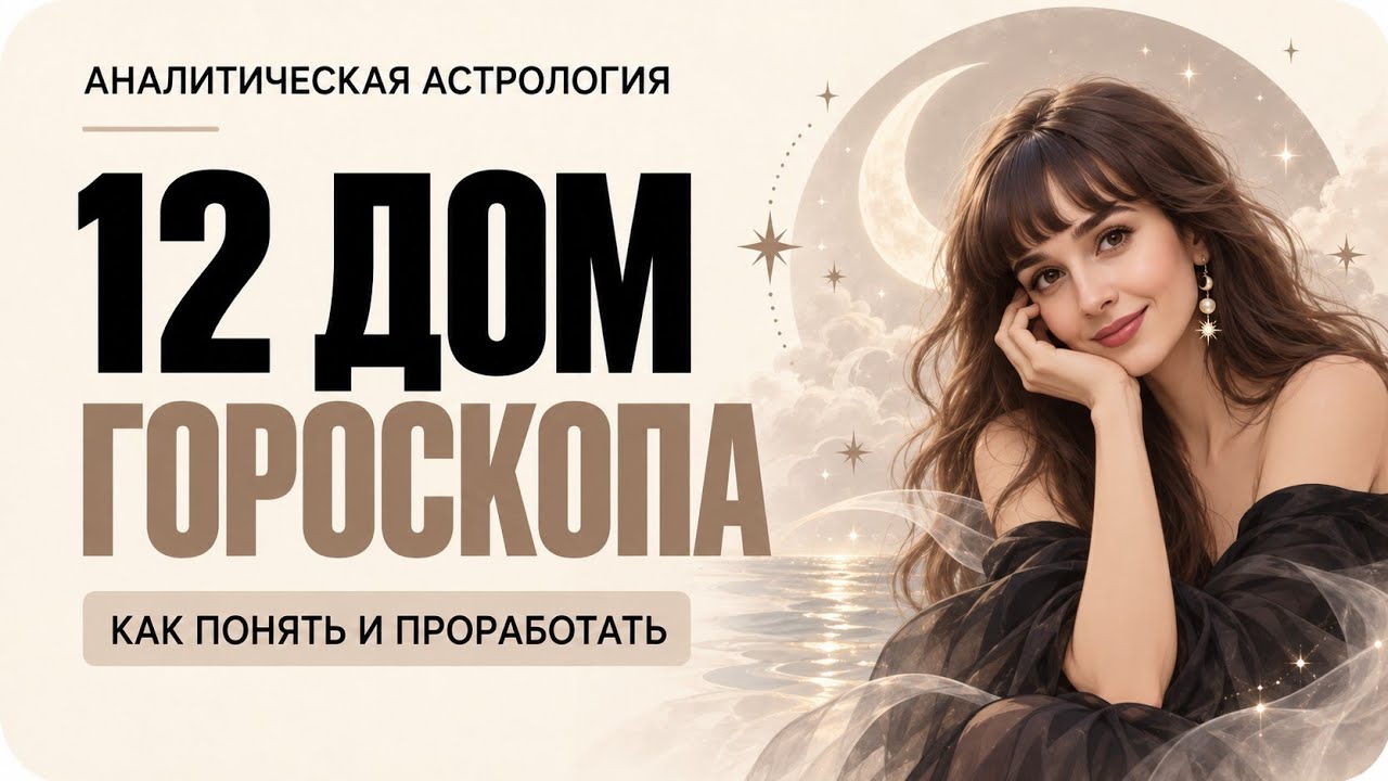 Как понять и проработать 12 дом и планеты в нём.