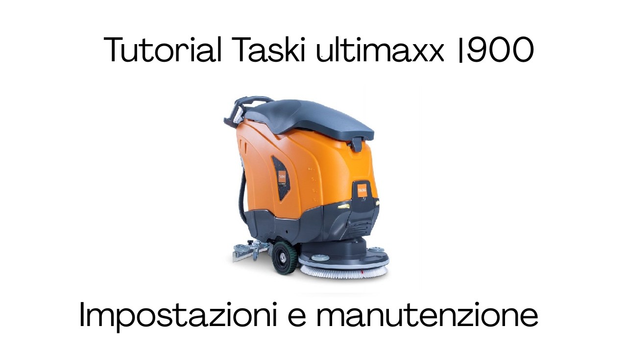 Taski Ultimaxx 1900 - Impostazione, consigli d' uso e manutenzione veloce