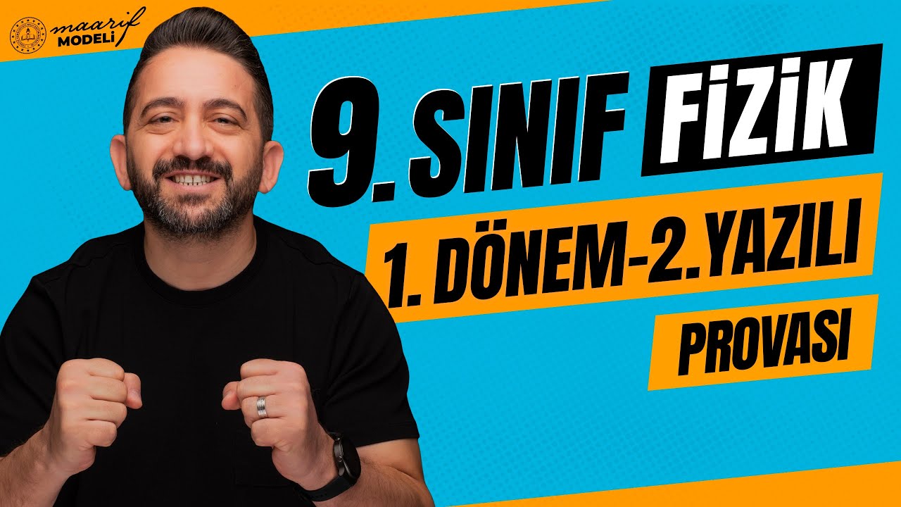 9. sınıf fizik 1. dönem 2. yazılı provası | 100 almanın yolu!