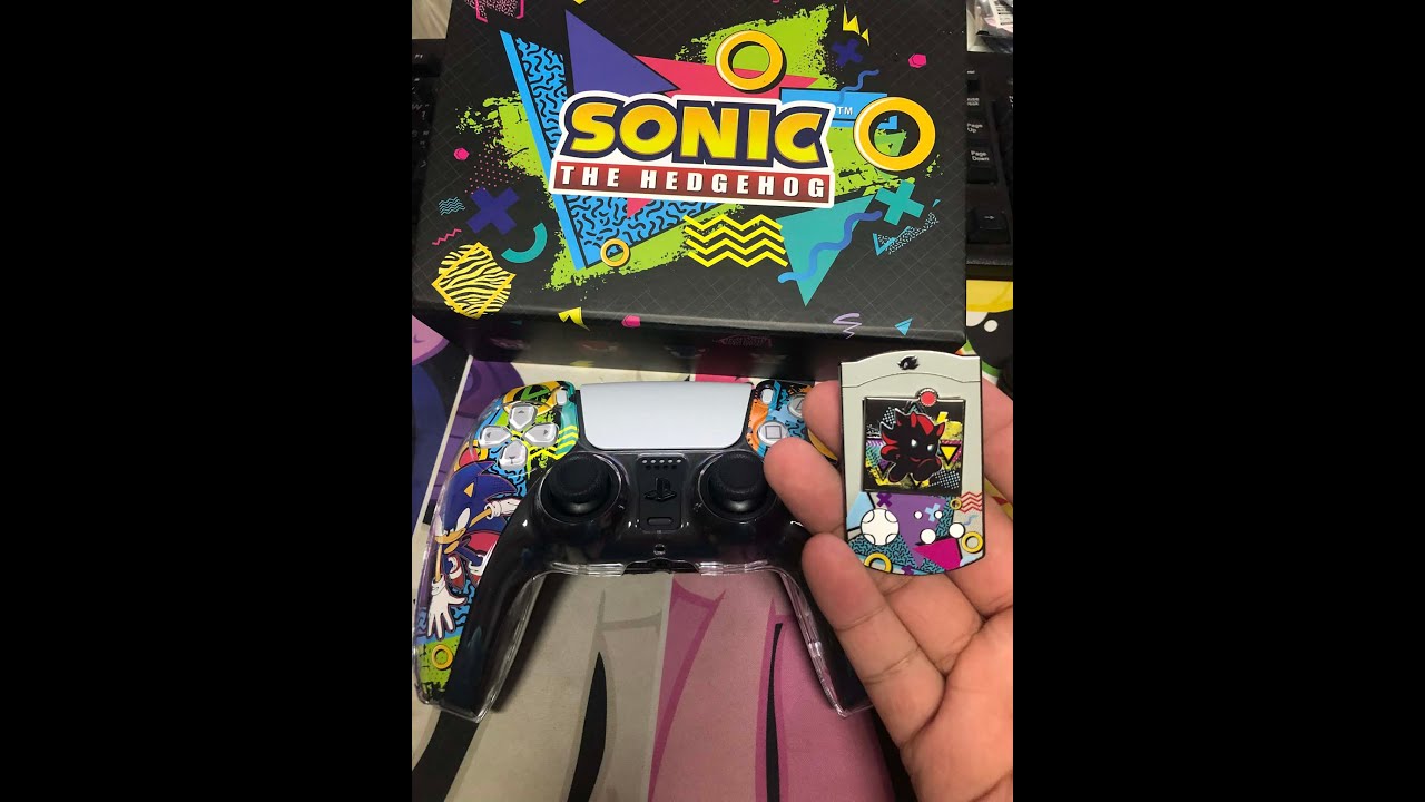 Unboxing Sonic the Hedgehog Limited Edition Custom PS5 Controller (CptnAlex Designs)
