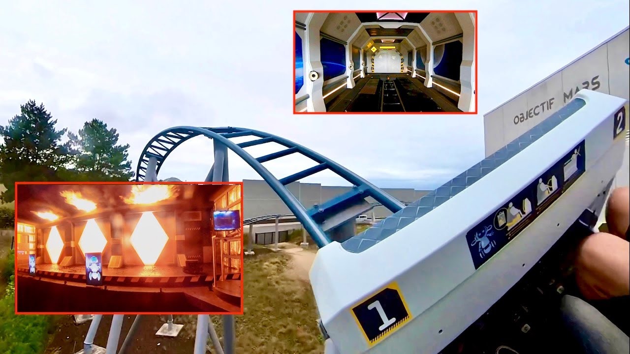 Objectif Mars au Futuroscope : on-ride 1er rang comme si vous y étiez, avec alerte spoil final (4K)