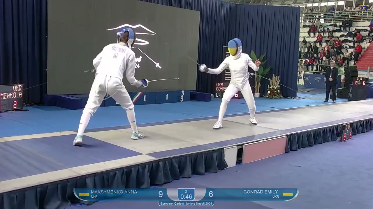 European Championships 2024 JWE - GOLD - Anna Maksymenko UKR v Emily Conrad UKR