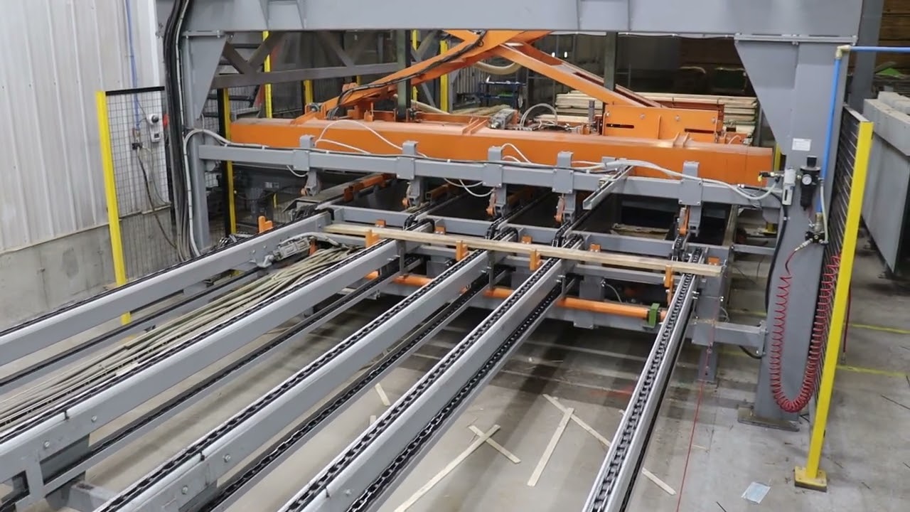 Automated Solution | Feeding Line for Wood Planer in Action