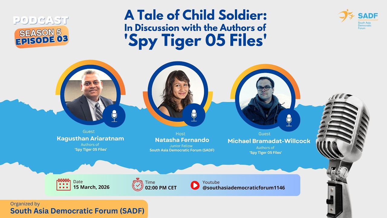 SADF Podcast/ A Tale of Child Soldier: In Discussion with the Authors of 'Spy Tiger 05 Files'