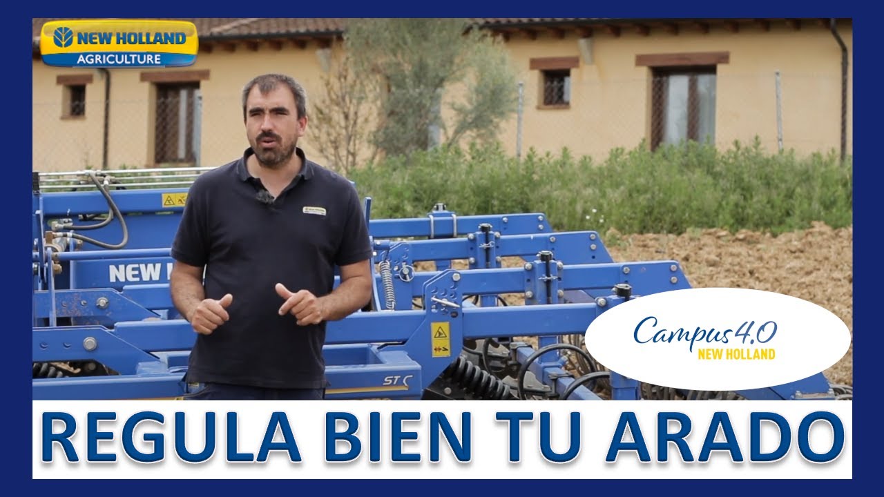 Agroconsejos New Holland. Como regular bien tu arado rastrojero