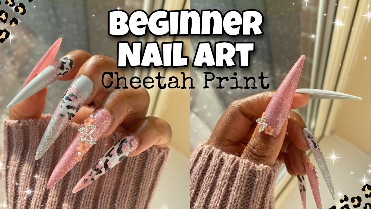 PEEKABOO CHEETAH PRINT using KIKI LONDON GEL POLISH | Nail Art Tutorial and Unboxing | NAIL ART