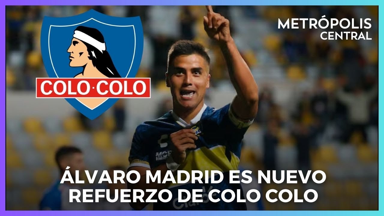 Álvaro Madrid es nuevo refuerzo de Colo Colo #MetrópolisCentral