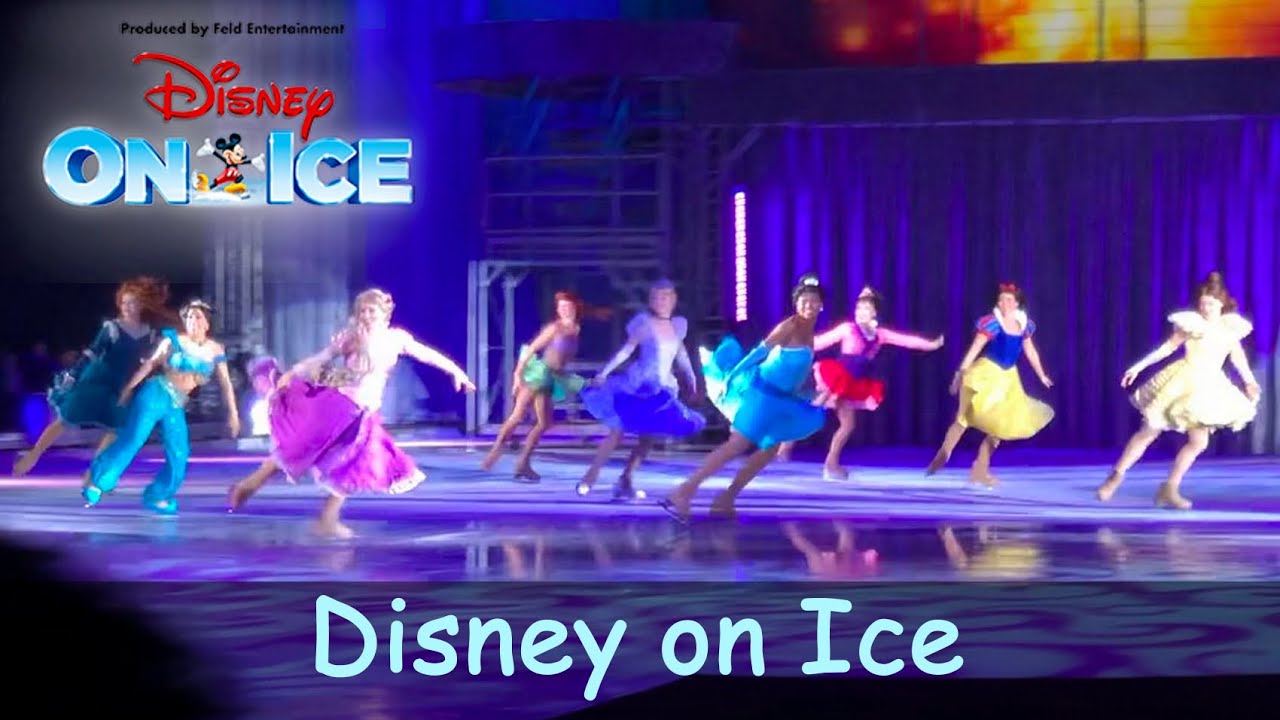 PRINCESSES and MICKEY and FRIENDS at DISNEY ON ICE!!