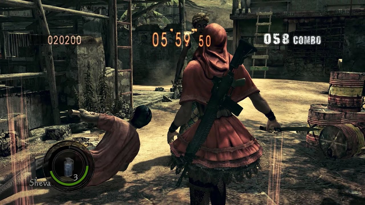 Resident Evil 5 Mercenaries Reunion - Solo - Public Assembly - 816,402 (Sheva Fairy Tale)