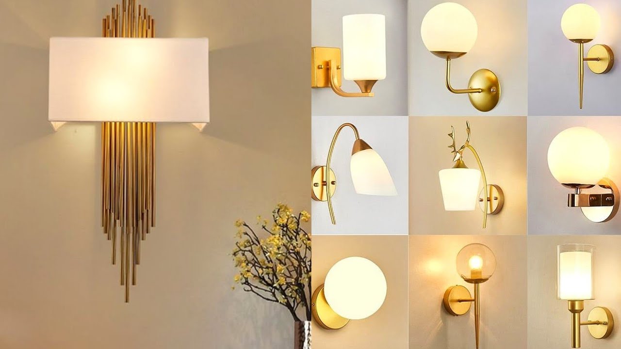 Gorgeous and Unique lighting wall lamp decoration designs 2024