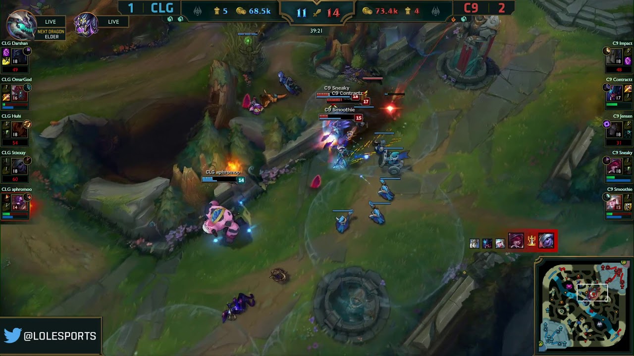 TOP NALCS1 MOMENTS 2017 NA LCS Regional Qualifier: Cloud9 vs. CLG