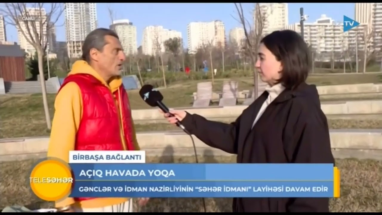 Açıq havada yoqa - BİRBAŞA BAĞLANTI