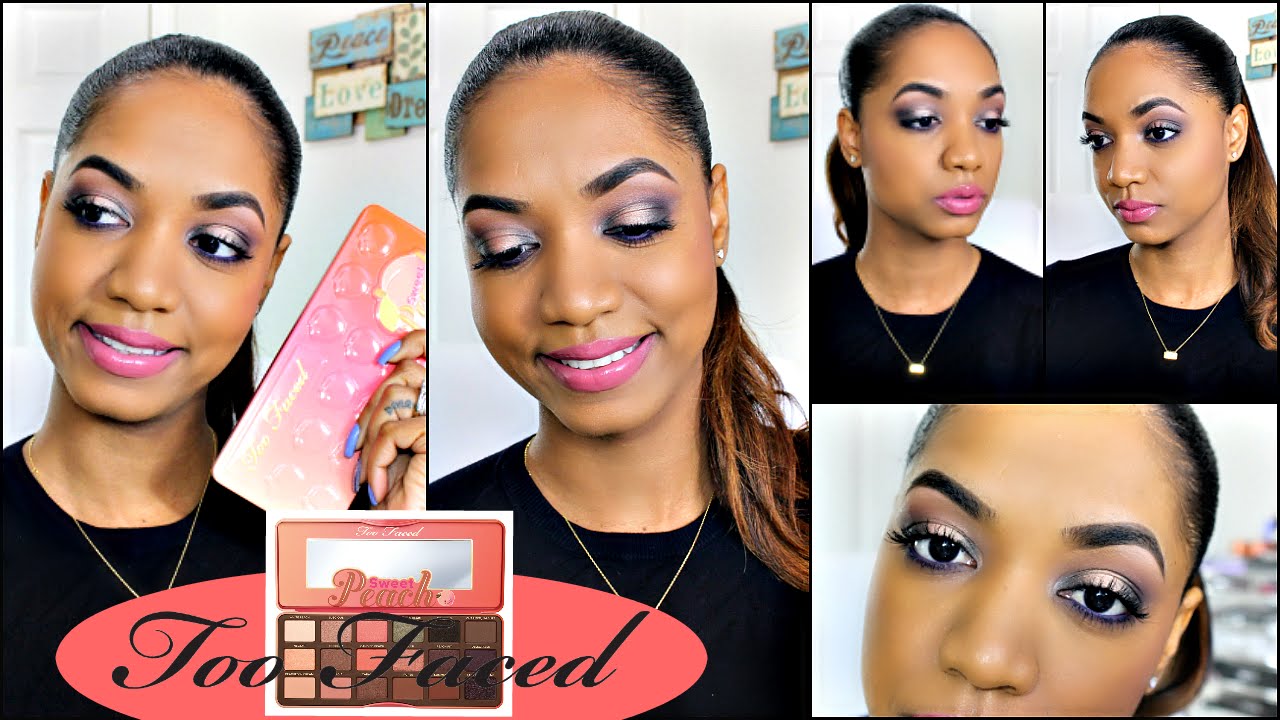 Get Ready With Me 🍑 Simple Halo Eyes w/ Too Faced Sweet Peach Palette 🍑