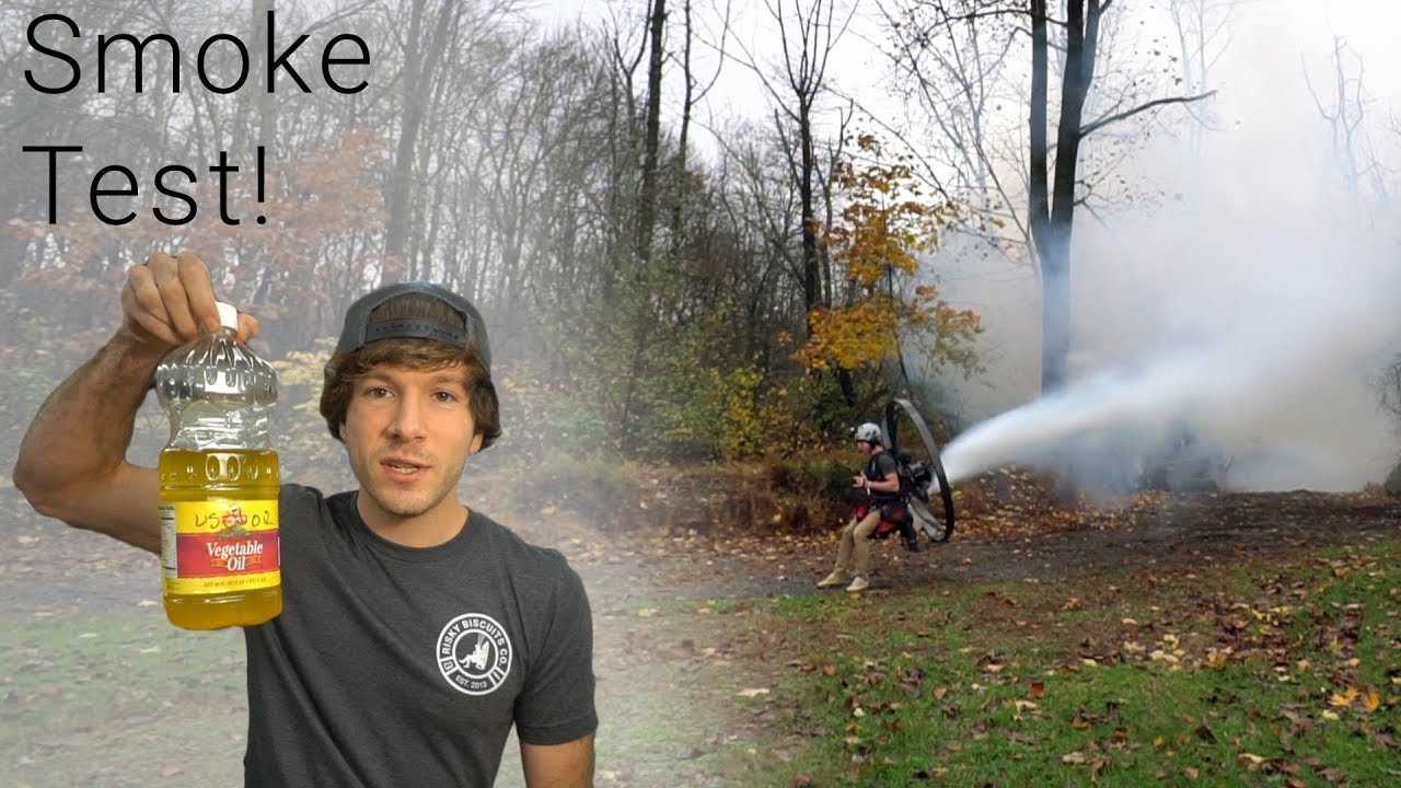 Burning Used Frying Oil In A Paramotor?!
