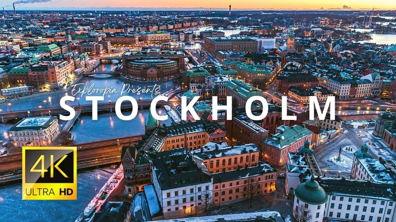 Stockholm, Sweden 🇸🇪 in 4K ULTRA HD 60FPS Video by Drone