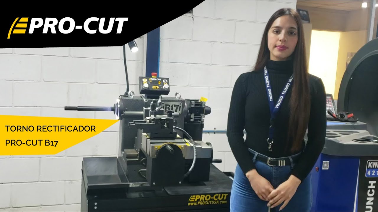 Maravilloso Torno Rectificador de Disco y Tambor -  PRO-CUT B17