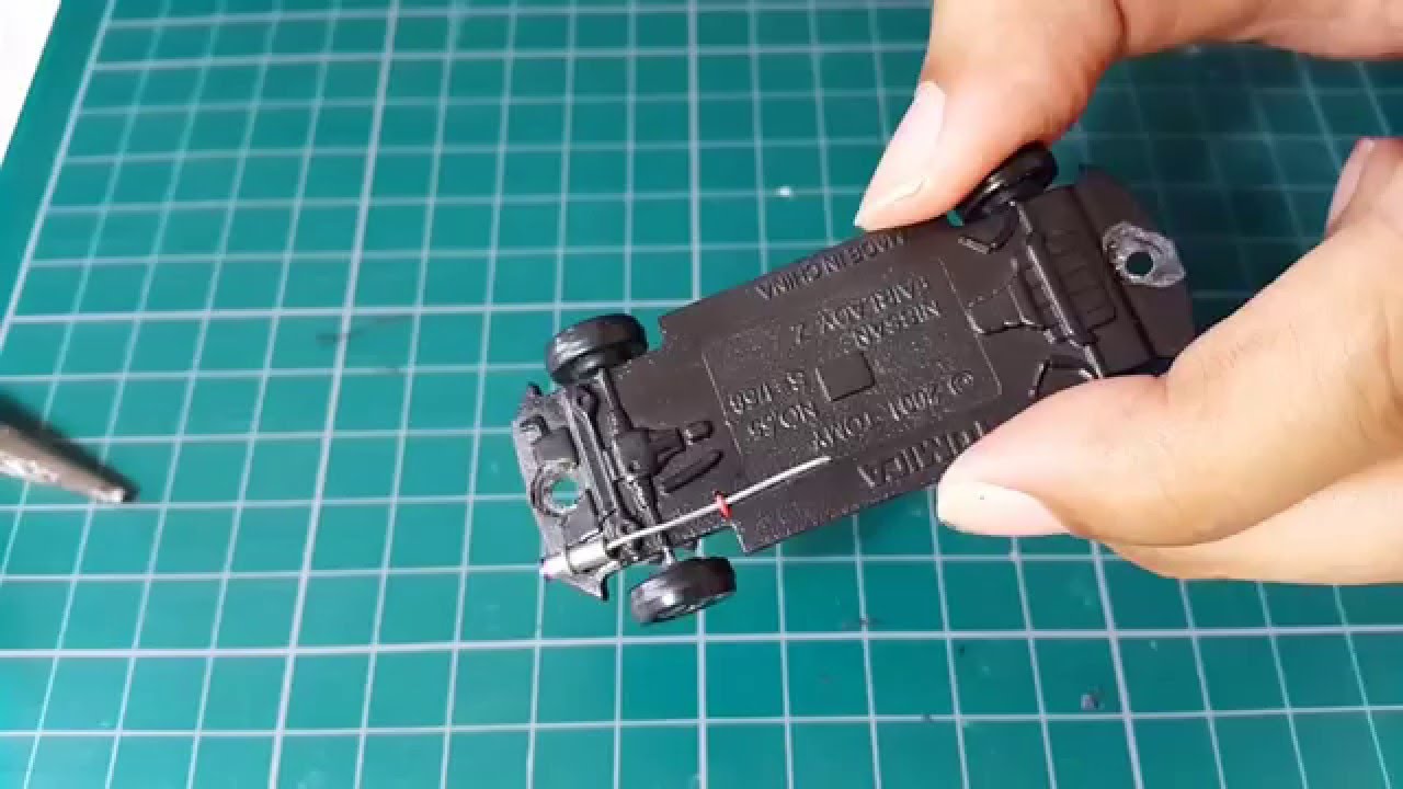 How to Making Exhaust 1/64 Diecast Car by Manga Garage