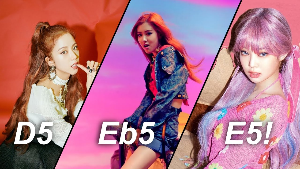 blackpink vocal ranges for each title track